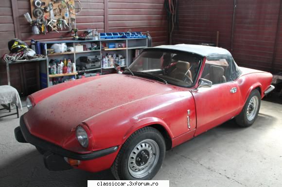 Triumph Spitfire 1973 - Proiect nou! Masina de colectie englezeasca - Reconditionari si Restaurari