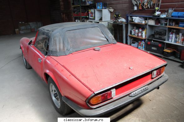 Triumph Spitfire 1973 - Prin toate spatiile dintre elementele caoseriei - Reconditionari si Restaurari