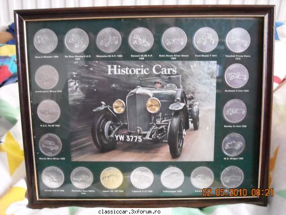 U.K. classics - o rama splendida cu medalioane stampate in relief - Din lumea larga