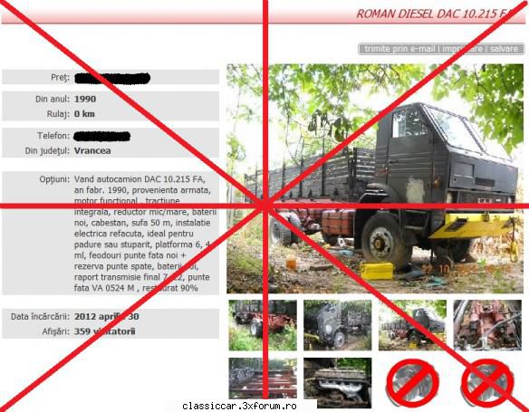 Un DAC 10.215 FA - Uraaa Nu se mai vinde!!! - Coltul camionagiului si tractoristului oldtimerist