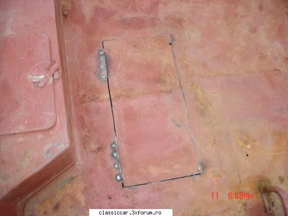 Un M sub tratament. - O cutie pt baterie de tractor - Reconditionari si Restaurari