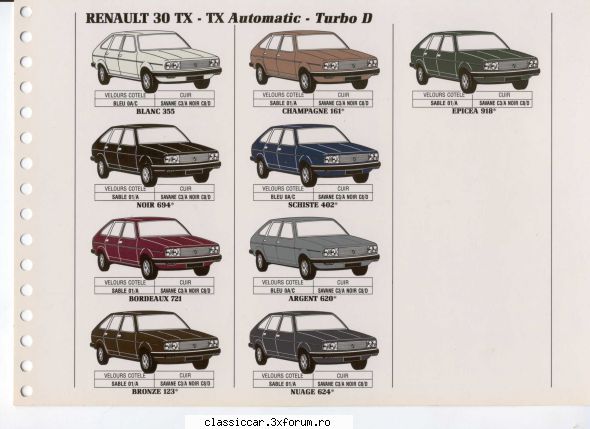 Un nou proiect R30 TD -1982 - O paleta de culori destul de restransa si - Reconditionari si Restaurari