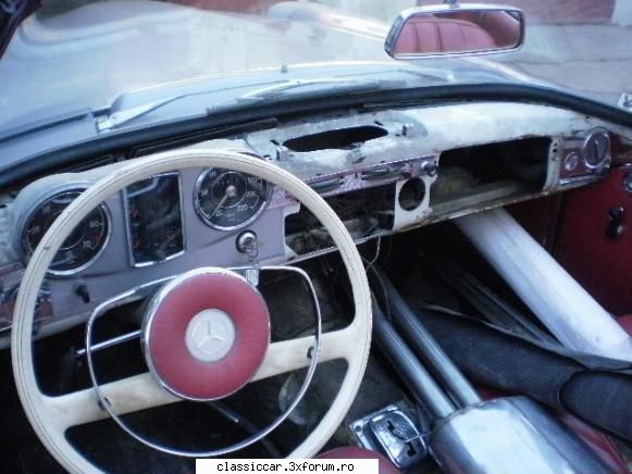 Un pacient nou MB 230 SL din 1964 - Inc nu ai vazut toata masina. Pentru mine - Reconditionari si Restaurari