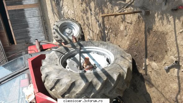 Universal 651 - mici upgrade-uri Cauciucuri mai late - Coltul camionagiului si tractoristului oldtimerist