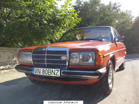 VAND Mercedes w123 cobra - raz - Vanzari auto-moto clasice direct de catre proprietari