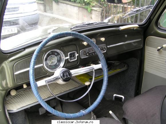 VW 1200 fabricatzie 1962 - Volanul are nevoie de cosmetizare..(am revopsit-o - Prezentare masini