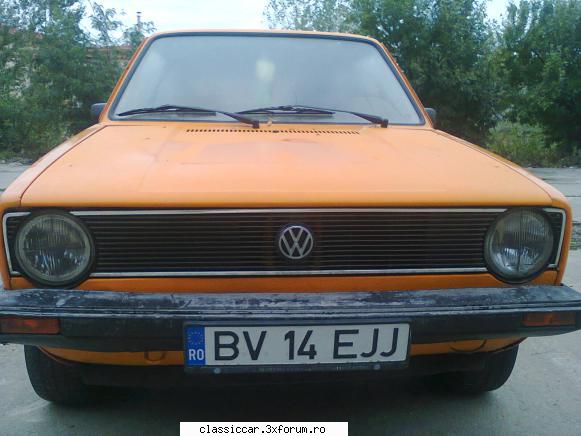 VW GOLF mk 1 - Aseara fratele lui i-a imprumut grila,i s-a facut - Prezentare masini