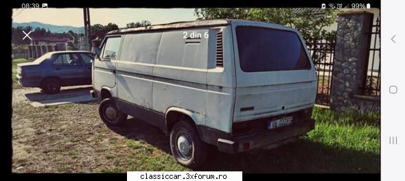 VW Transporter T3 ( caramida) - Tabla nu e rea, lookul "rat" se datorează - Cumparari auto-moto clasice