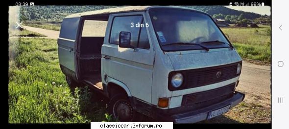 VW Transporter T3 ( caramida) - Este �nmatriculată, se vinde cu fiscal, la - Cumparari auto-moto clasice