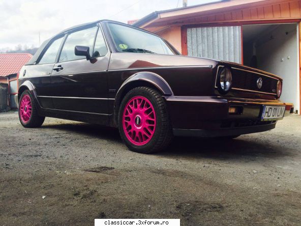 VW golf mk1 Cabriolet 1988 - frumoase poze cu cabrioletul felicitari, de - Prezentare masini