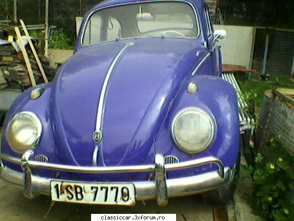 Vanatoarea de epave sibiu - Vw kafer . A fost restaurata dar nu sa circulat - Vanatoarea de epave