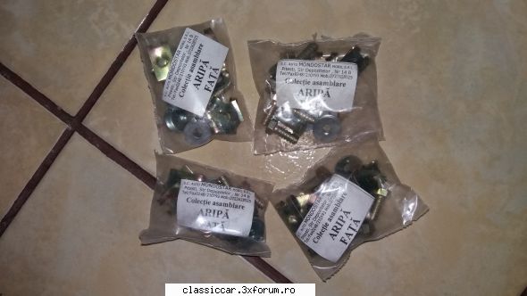 Vand... - Suruburi prindere aripa fata 20 lei / set Vandut - Vanzari  piese si accesorii