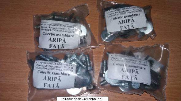 Vand... - Set prindere aripi 15 lei / set - Vanzari  piese si accesorii