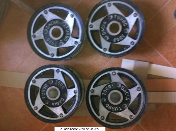 Vand 4 jante Dacia Turbo 2000 - Vand 4 jante Dacia Turbo 2000. Le-am luat pt - Vanzari  piese si accesorii