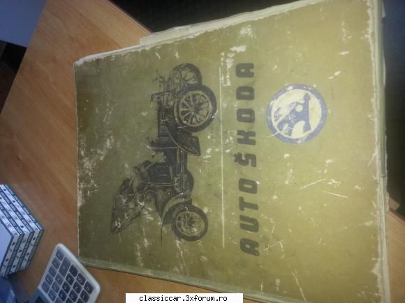 album skoda de la inceputuri pana in anii 70 - 80 vand album  auto skoda