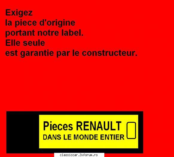 Vand Autocolante Dacia , Autocolante Dacia - La cel de al doilea nu am cum sa - Vanzari  piese si accesorii