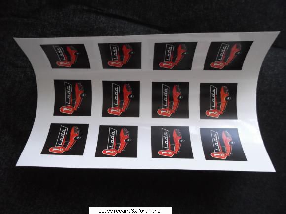Vand Autocolante Dacia , Autocolante Dacia - Cu placere , aceasta este coala de - Vanzari  piese si accesorii