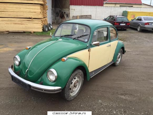 Vand Broscuta / Kafer 1971 De Luxe 1.3 Verde-Crem - cristibunda - Vanzari auto-moto clasice direct de catre proprietari