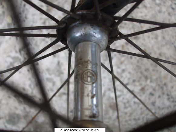 Vand Carpati dama 1963 - butuc original fata U6M - Vanzari-Cumparari biciclete