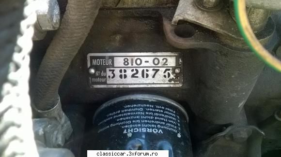 Vand Dacia - MOTEUR Dacia 1300 - Vanzari auto-moto clasice direct de catre proprietari