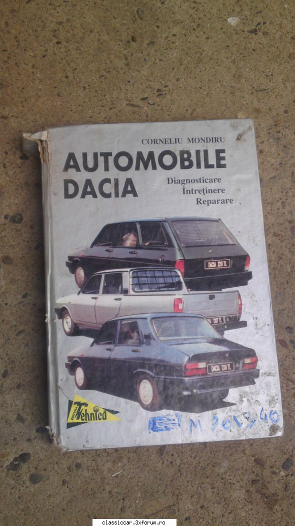 Vand carti cu specific auto - Carte Automobile Dacia,editia de lei - Vanzari- cumparari carti si reviste auto