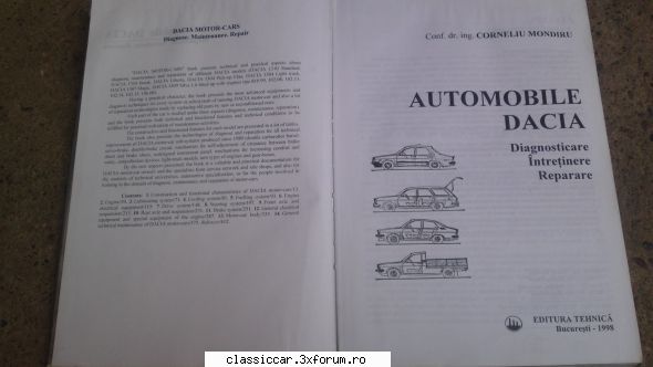 Vand carti cu specific auto - licu - Vanzari- cumparari carti si reviste auto