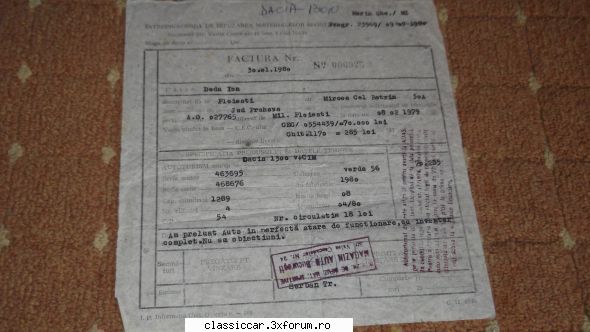 Vand dacia 1300 - marius1978 - Vanzari auto-moto clasice de catre intermediari