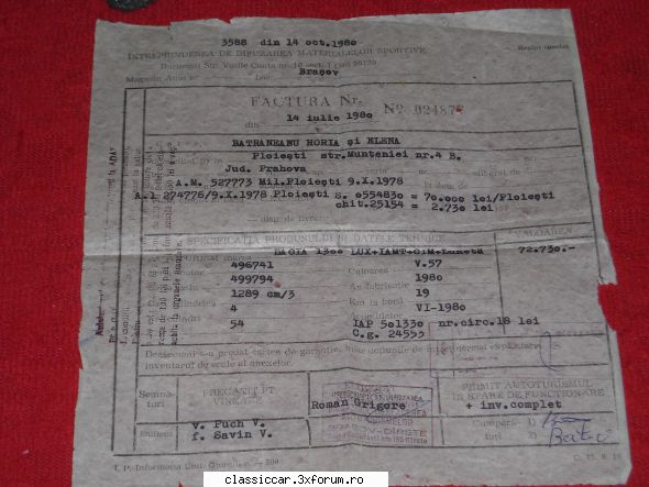 Vand dacia 1300 L - marius1978 - Vanzari auto-moto clasice de catre intermediari