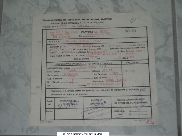 Vand dacia 1310 - marius1978 - Vanzari auto-moto clasice de catre intermediari