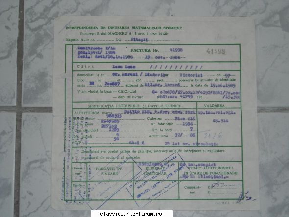 Vand dacia 1310 - marius1978 - Vanzari auto-moto clasice de catre intermediari