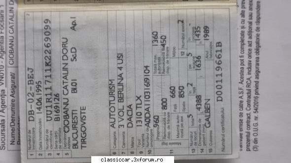 Vand dacia 1310 - marius1978 - Vanzari auto-moto clasice de catre intermediari