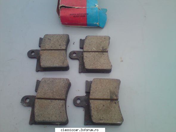 Vand diverse - set 4 placute frana pentru Oltcit club,starea din - Vanzari  piese si accesorii