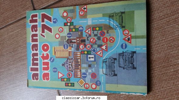 Vand diverse cu specific auto - Almanah auto 1977, stare f buna - Vanzari- cumparari carti si reviste auto