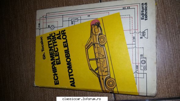 Vand diverse cu specific auto - Echipamentul electric al - Vanzari- cumparari carti si reviste auto