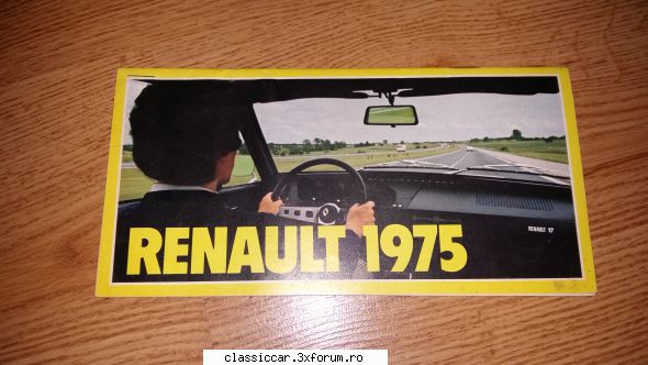 Vand diverse cu specific auto - Brosura Renault 1975 Renault 4, 5 - Vanzari- cumparari carti si reviste auto