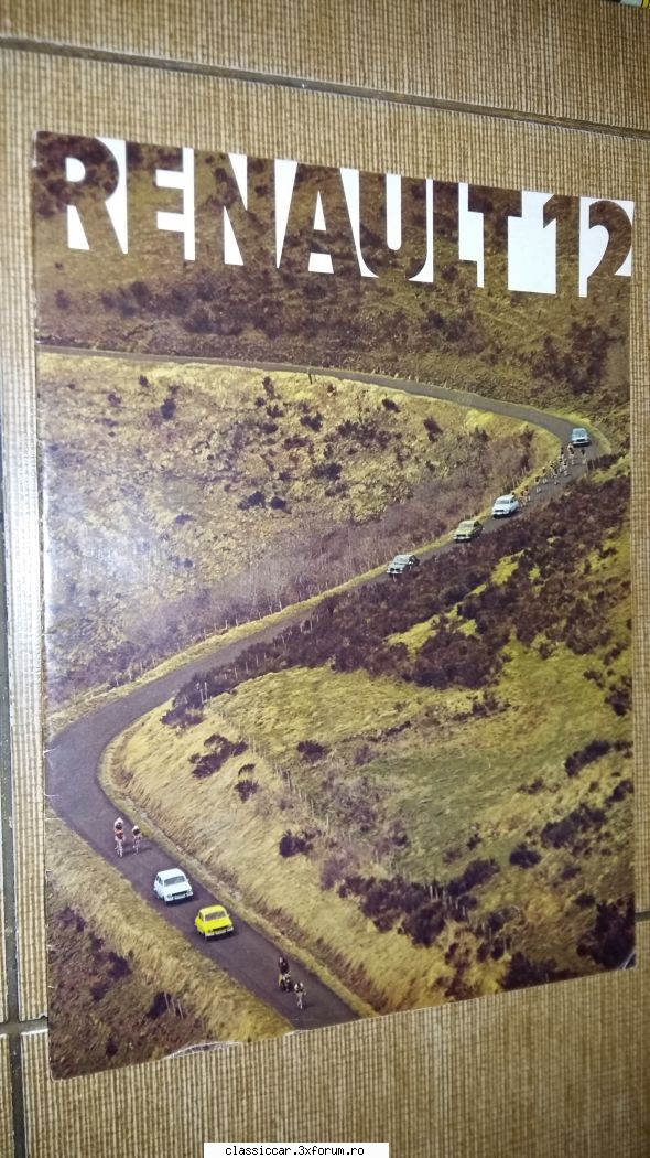 Vand diverse cu specific auto - Brosura Renault 12 - toate - Vanzari- cumparari carti si reviste auto
