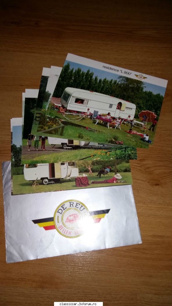 Vand diverse cu specific auto - Brosura de prezentare caravana - Vanzari- cumparari carti si reviste auto