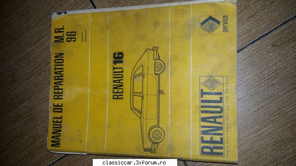 Vand diverse cu specific auto - Manual de reparatii Renault lei - Vanzari- cumparari carti si reviste auto