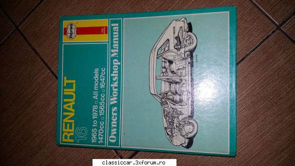 Vand diverse cu specific auto - Manual Haynes Renault lei - Vanzari- cumparari carti si reviste auto