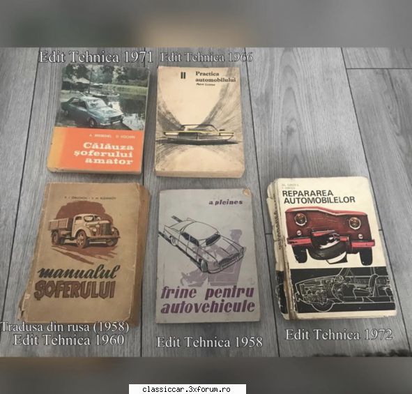 Vand diverse piese - Lot manuale auto - 150 lei - Vanzari  piese si accesorii