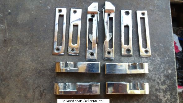 Vand diverse piese Dacia si altele - Set cremaliere si ornamente crom - Vanzari  piese si accesorii