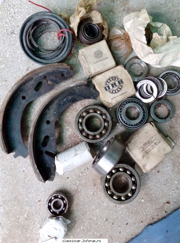 Vand diverse piese oldtimer - Rulmenti, saboti si garnituri Skoda S100. Doar - Vanzari  piese si accesorii