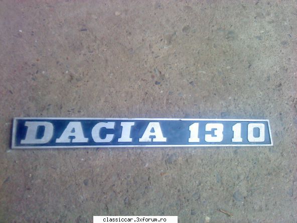 Vand faruri/stopuri Lada 2103[1500] - Scris Dacia 1310,aluminiu,aprox 33 cm - Vanzari  piese si accesorii