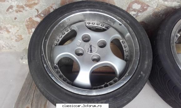 Vand jante Autec 4x100 7Jx15 cu anvelope 194/45 - Vand jante Autec 7Jx15 ET 38 - Vanzari  piese si accesorii