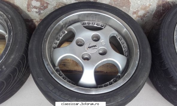 Vand jante Autec 4x100 7Jx15 cu anvelope 194/45 - mirel vicaru - Vanzari  piese si accesorii