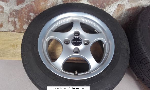 Vand jante Borbet 4x100 6Jx14 cu anvelope 185/60 - mirel vicaru - Vanzari  piese si accesorii