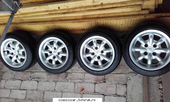 Vand jante Intra 4x100, 7Jx13 - Vand 4 jante Intra 4x100, 7Jx13 cu anvelope - Vanzari  piese si accesorii