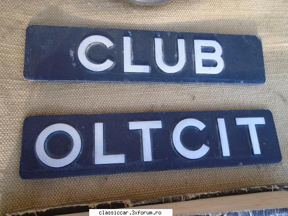 Vand maruntisuri Oltcit - embleme spate OLTCIT + CLUB - Vanzari  piese si accesorii