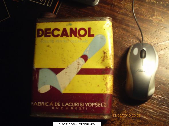 Vand motoare....si altele - Bidon tabla decanol ruginit la interior si pe - Vanzari  piese si accesorii