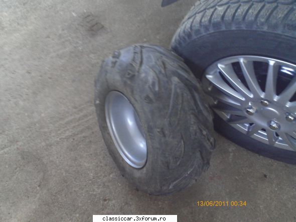 Vand motoare....si altele - roti atv 16x8 cu camere noi si jante revopsite - Vanzari  piese si accesorii
